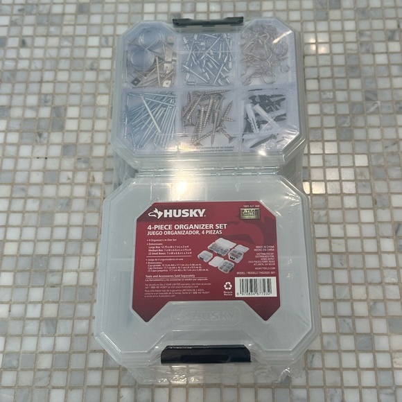 Husky 4-Piece Brand New Closet Drawer Organizer Set - Picture 1 of 5